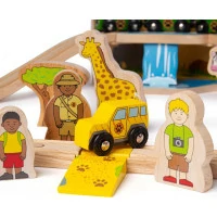 Bigjigs Rail Dřevěná vláčkodráha Safari
