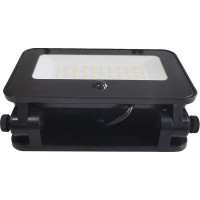 Solight LED solární světélko se senzorem, 6W, 660lm, 3CCT, Li-Ion, černá