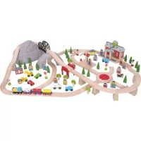 Bigjigs Rail Dřevěná vláčkodráha horská cesta 112 dílů