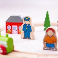 Bigjigs Rail Moje první vláčkodráha 19 dílů