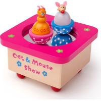 Tidlo Hrací skříňka kočka a myš
