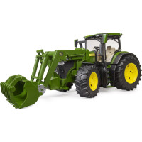 Bruder Traktor John Deere 7R 350 s čelním nakladačem