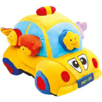 small foot Textilní auto se zasunovacími tvary
