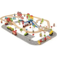Bigjigs Rail Vláčkodráha a autodráha