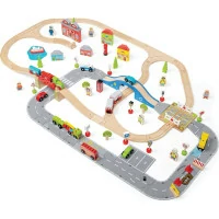 Bigjigs Rail Vláčkodráha a autodráha