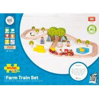 Bigjigs Rail Dřevěná vláčkodráha farma