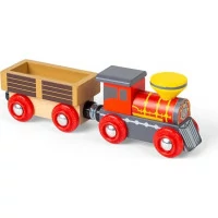 Bigjigs Rail Dřevěná vláčkodráha divoký západ 62 dílů