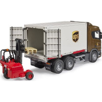 Bruder Logistický vůz Scania UPS s vysokozdvižným vozíkem