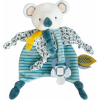 Doudou Dárková sada - Hračka s úchytem na dudlík koala Yoca 20 cm