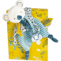Doudou Dárková sada - Hračka s úchytem na dudlík koala Yoca 20 cm