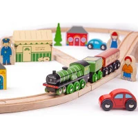 Bigjigs Rail Dřevěná vláčkodráha Flying scotsman