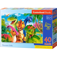 CASTORLAND Puzzle Dinosauří selfie MAXI 40 dílků