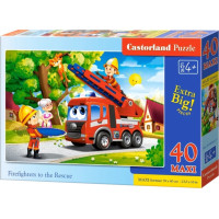 CASTORLAND Puzzle Hasiči v akci MAXI 40 dílků