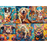 CASTORLAND Puzzle Vyber si svého mazlíčka 2000 dílků