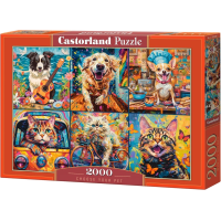 CASTORLAND Puzzle Vyber si svého mazlíčka 2000 dílků