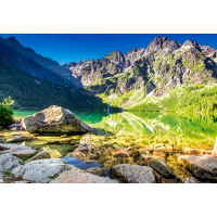 CASTORLAND Puzzle Východ slunce u jezera Morskie Oko 1500 dílků