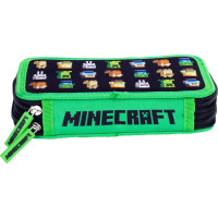 ASTRA Školní penál dvoupatrový Minecraft