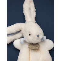 Doudou Dárková sada - Plyšový králíček modrý 26 cm