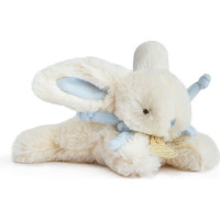 Doudou Dárková sada - Plyšový králíček modrý 16 cm