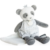 Doudou Dárková - plyšová panda s dečkou 28 cm