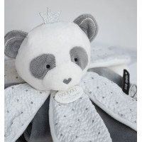 Doudou Dárková sada - plyšový muchláček panda 26 cm