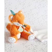 Doudou Dárková sada Tiwipi - plyšová liška s dečkou 21 cm