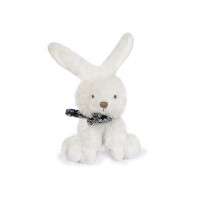 Doudou Plyšový králíček s šátkem 12 cm