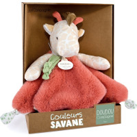 Doudou Plyšový muchláček žirafa Couleurs Savane 25 cm