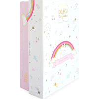 Doudou Dárková sada - Plyšový jednorožec 22 cm