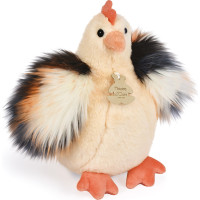 Doudou Histoire d´Ours Plyšová slepička béžová 20 cm