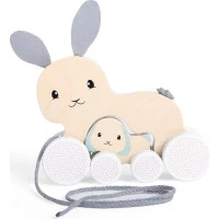 Bigjigs Toys Tahací zajíček s mládětem