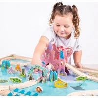 Bigjigs Rail Stolní vláčkodráha mořský svět