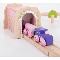 Bigjigs Rail Růžový železniční tunel