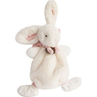 Doudou Dárková sada - Plyšový králíček růžový 26 cm