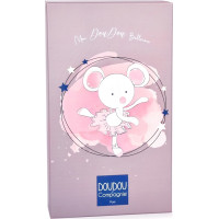 Doudou Dárková sada - Plyšová hračka myška šedá balerína 30 cm