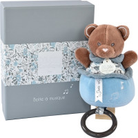 Doudou Dárková sada - Plyšový medvídek hrající melodii 20 cm