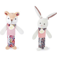 Doudou Chrastítko pískací 17 cm 1 ks
