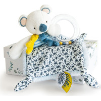 Doudou Dárková sada - koala Yoca s chrastítkem 22 cm