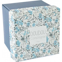 Doudou Dárková sada - plyšový medvídek a dečka