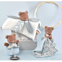 Doudou Dárková sada - Plyšový medvídek hrající melodii 20 cm