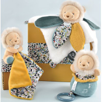 Doudou Dárková sada - Plyšový lvíček hrající melodii 20 cm
