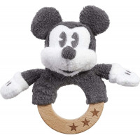 Rainbow Dřevěné/plyšové chrastítko Mickey Mouse