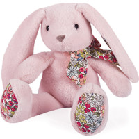 Doudou Histoire d´Ours Plyšový kamarád růžový králíček 25 cm