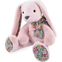 Doudou Histoire d´Ours Plyšový kamarád růžový králíček 40 cm