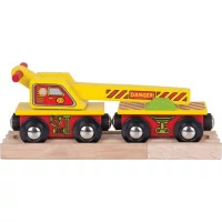 Bigjigs Rail Vagón s jeřábem
