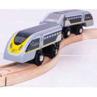 Bigjigs Rail Rychlík Eurostar E320 + 3 koleje