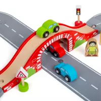 Bigjigs Rail Dřevěná silnice osmička