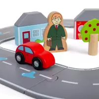 Bigjigs Rail Dřevěná silnice osmička
