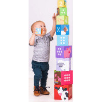 Bigjigs Toys Didaktické kostky farma