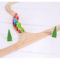 Bigjigs Rail T výhybka 2 ks